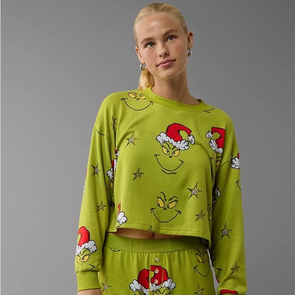 Grinch American Eagle PJ Set